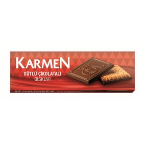 Karmen 102 Gr Çikolatalı Sütlü Bisküvi