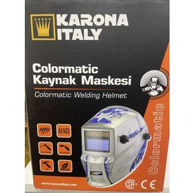 Karona Italy Otomatik Kararan Kaynak Baş Maskesi Kolormatik