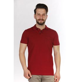 Karpefingo 6Y1817BO Bordo Polo Yaka Erkek T-shirt