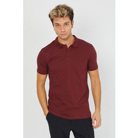 Karpefingo 6Y1817BO Bordo Polo Yaka Erkek T-shirt