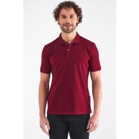Karpefingo 6Y1817BO Bordo Polo Yaka Erkek T-shirt