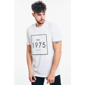 Karpefingo Beyaz Baskılı Erkek T-Shirt