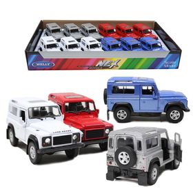 Karsan 42392 10 cm Metal Çek Bırak Kapıları Açılan Land Rover Oyuncak Araba