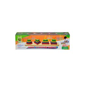 Karsan Oyuncak 006KR Woodoy Renkli Geometrik Şekiller