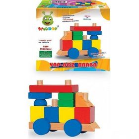 Karsan Oyuncak 020KR Woodoy Yapboz Araba