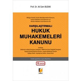 KARŞILAŞTIRMALI HUKUK MUHAKEMELERI KANUNU - KOLEKTIF