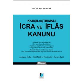 KARŞILAŞTIRMALI İCRA VE İFLAS KANUNU - ALI CEM BUDAK;TÜLAY ÖZER