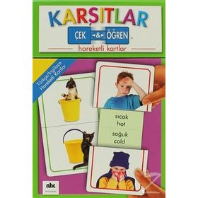 Karşıtlar - Çek ve Öğren Hareketli Kartlar