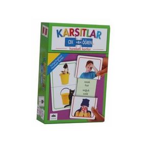 Karşıtlar - Çek ve Öğren Hareketli Kartlar