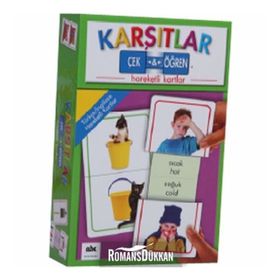 Karşıtlar - Çek ve Öğren Hareketli Kartlar