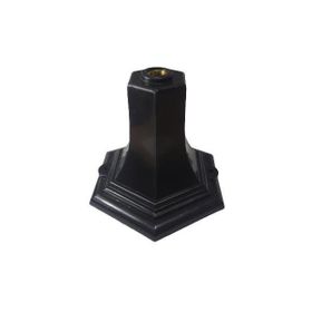 Kartaş K2361 15 cm 6 Adet Altıgen Siyah Sehpa