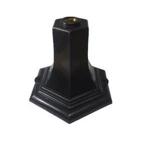 Kartaş K2361 15 cm 6 Adet Altıgen Siyah Sehpa