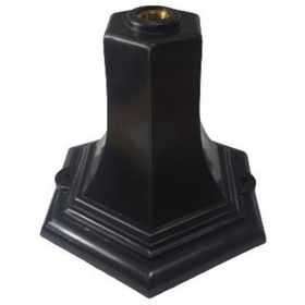Kartaş K2361 15 cm Altıgen Siyah Sehpa