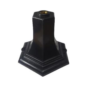 Kartaş K2361 15 cm Altıgen Siyah Sehpa