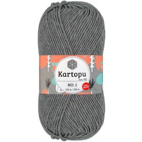 Kartopu 1000 Orta Gri No:1 El Örgü İpi