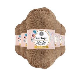 Kartopu 837 Ten Lotus Bikini Büstiyer Bluz Simli 5 Adet Örgü İpi