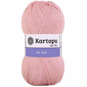 Kartopu Ak-Soft 258 Pudra El Örgü İpi