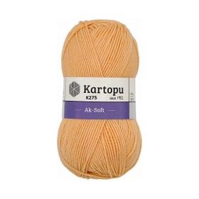 Kartopu Ak-Soft 275 Hardal Esintisi El Örgü İpi