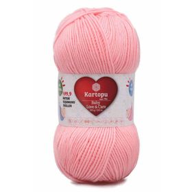 Kartopu Ak-Soft 777 Pudra Pembe El Örgü İpi