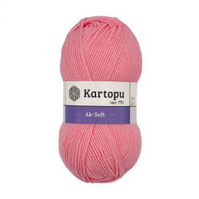 Kartopu Ak-Soft 777 Pudra Pembe El Örgü İpi
