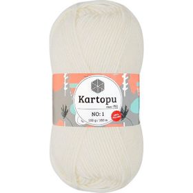 Kartopu Ak Soft K019 Ekru İplik