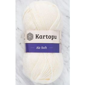 Kartopu Ak Soft K019 Ekru İplik