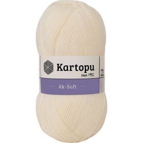 Kartopu Ak Soft K025 Krem İplik
