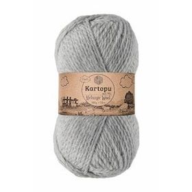 Kartopu Ak Soft K1000 Gri Melanj İplik