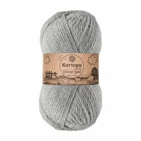 Kartopu Ak Soft K1000 Gri Melanj İplik