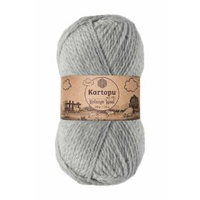 Kartopu Ak Soft K1000 Gri Melanj İplik