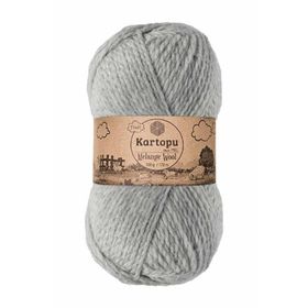 Kartopu Ak Soft K1000 Gri Melanj İplik