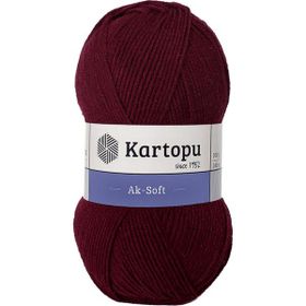 Kartopu Ak Soft K110 Bordo İplik