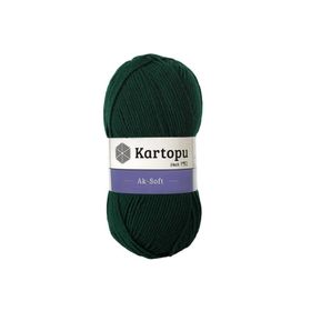 Kartopu Ak-Soft K1416 Emerald Green Örgü İpi