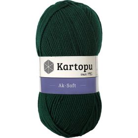 Kartopu Ak Soft K1416 Zümrüt İplik