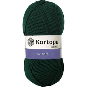 Kartopu Ak Soft K1416 Zümrüt İplik