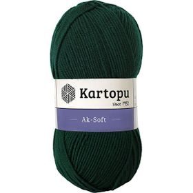 Kartopu Ak Soft K1416 Zümrüt İplik