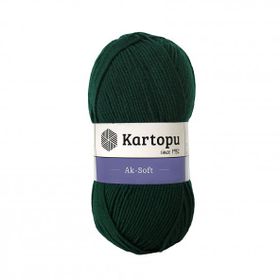 Kartopu Ak Soft K1416 Zümrüt İplik