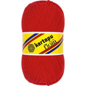 Kartopu Ak Soft K150 Kırmızı İplik