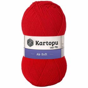 Kartopu Ak Soft K150 Kırmızı İplik