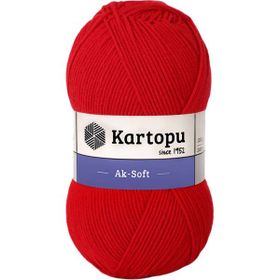 Kartopu Ak Soft K150 Kırmızı İplik