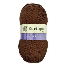 Kartopu Ak-Soft K1892 Brown Örgü İpi