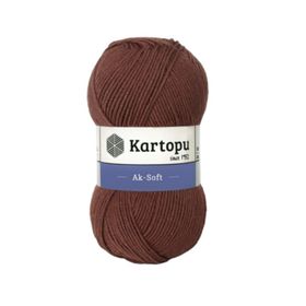 Kartopu Ak-Soft K1892 Brown Örgü İpi
