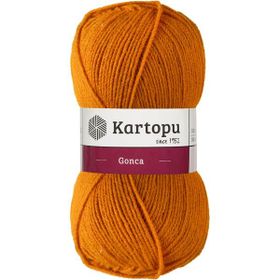 Kartopu Ak Soft K313 Hardal İplik