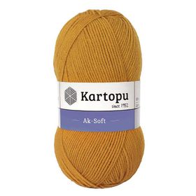 Kartopu Ak-Soft K313 Mustard Örgü İpi
