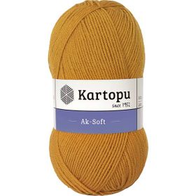 Kartopu Ak-Soft K313 Mustard Örgü İpi