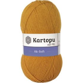 Kartopu Ak-Soft K313 Mustard Örgü İpi