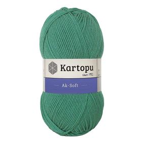 Kartopu Ak Soft K472 Koyu Çağla İplik