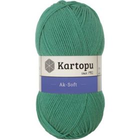 Kartopu Ak Soft K472 Koyu Çağla İplik
