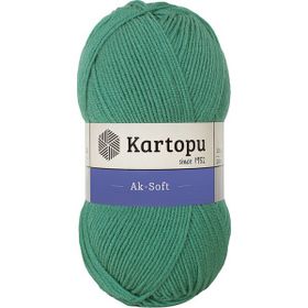 Kartopu Ak Soft K472 Koyu Çağla İplik