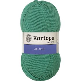 Kartopu Ak Soft K472 Koyu Çağla İplik